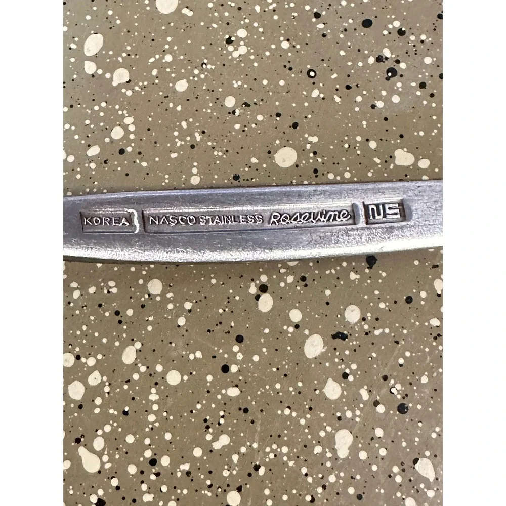 National Silver FLEUR Stainless NASCO Rose 6-3/4